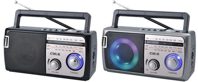 Přenosné nabíjecí rádio CMiK MK-177BT