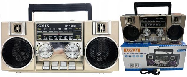 Stolní retro rádio CMiK MK-155BT
