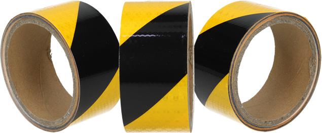 Reflexní samolepicí páska žlutá 5 cm × 5 m