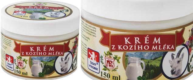 Krém z kozího mléka 150 ml - vyživující