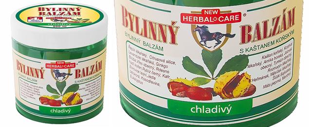 Bylinný chladivý balzám s kaštanem koňským 500 ml