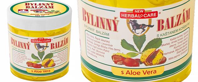 Bylinný balzám s kaštanem koňským a Aloe Vera 500 ml
