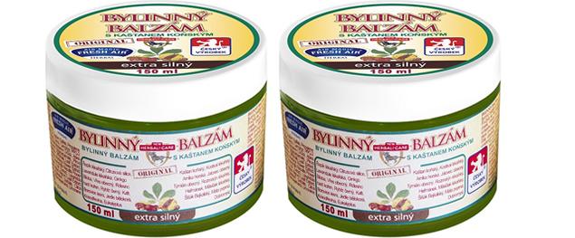 Bylinný balzám s kaštanem koňským 150 ml – extra silný