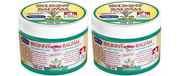 Bylinný balzám s kaštanem koňským 150 ml – chladivý