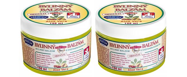 Bylinný balzám s kaštanem koňským a Aloe Vera 150 ml