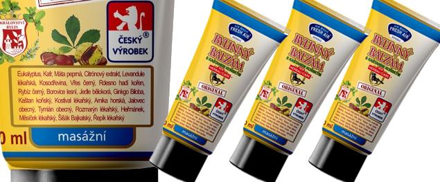 Bylinný balzám s kaštanem koňským v tubě 150 ml – masážní