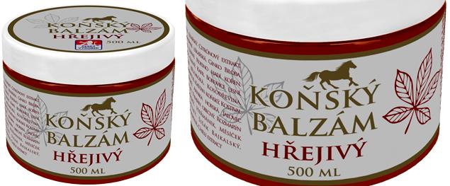 Koňský balzám s kaštanem koňským 500 ml – hřejivý