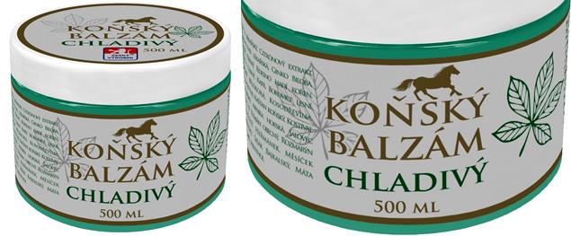 Koňský balzám s kaštanem koňským 500 ml – chladivý
