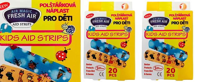 Dětská polštářková náplast Kids 20ks