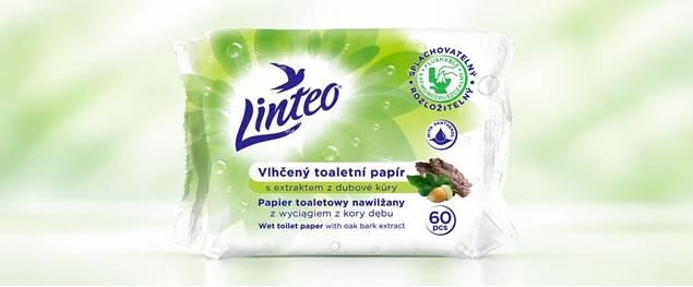Vlhčený WC papír Linteo 60ks – s dubovou kůrou
