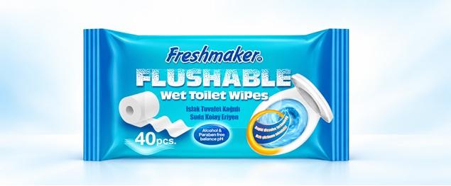 Freshmaker vlhčený WC papír 40ks