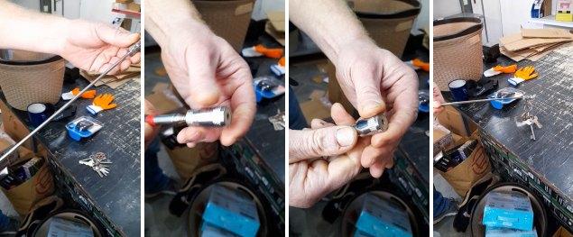 Magnetická teleskopická tyčka se svítilnou pro automechaniky